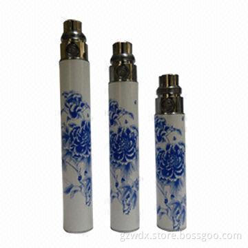 Ceramic ego battery with Chinese blue flower